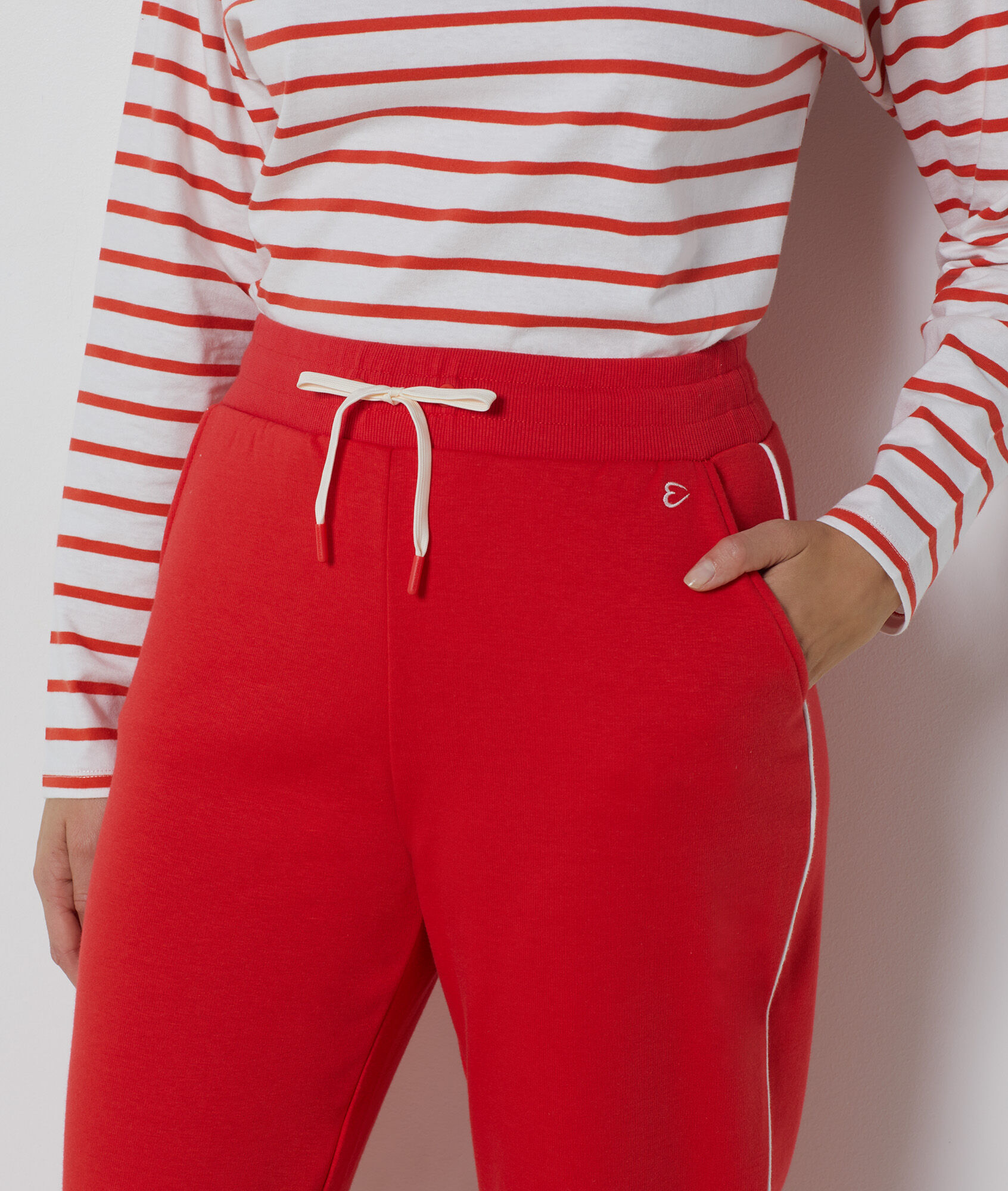 Pantalon jogger en coton SWEN CARDINAL ETAM